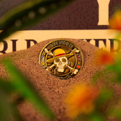 Fanattik coin back features Luffy quote embossing for inspirational detail