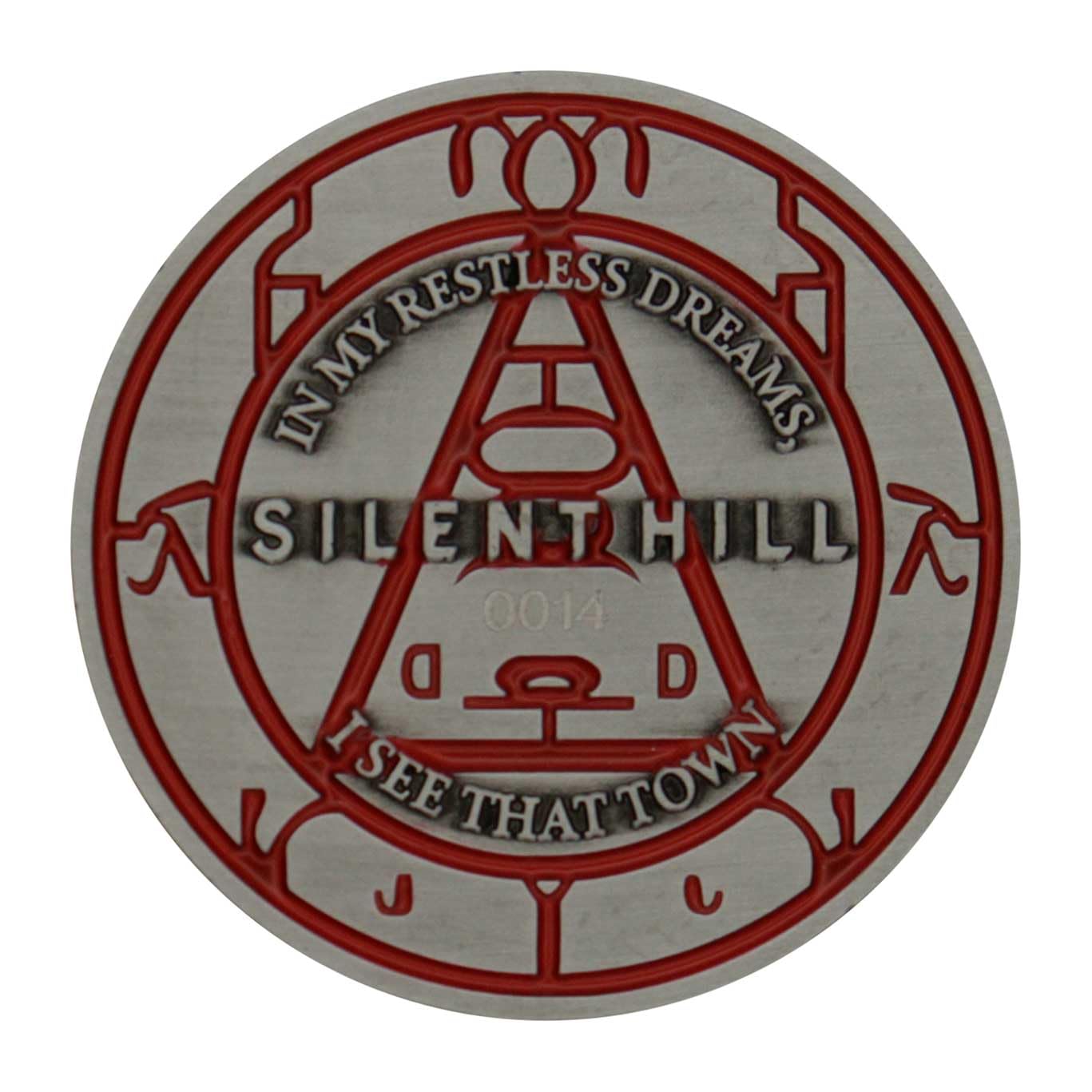 Mary's letter quote detail adds atmospheric depth to the coin.