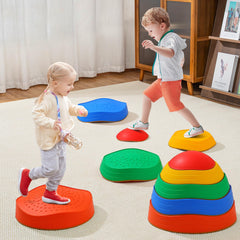 Fanboxk stepping stones support up to 220 lbs for parent-child play