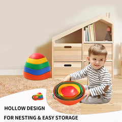 Fanboxk balance stones stackable design for easy storage after play