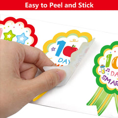 Fancy Land 100 Days Smarter badge design 2 adds celebratory rewards.