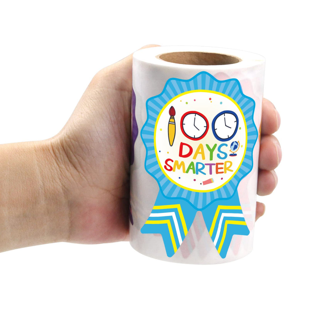 Fancy Land 100days badge sticker design 03 fun award for 100th day celebrations