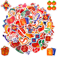 Fancy Land Chinese New Year foam stickers pack with 200pcs for versatile crafts