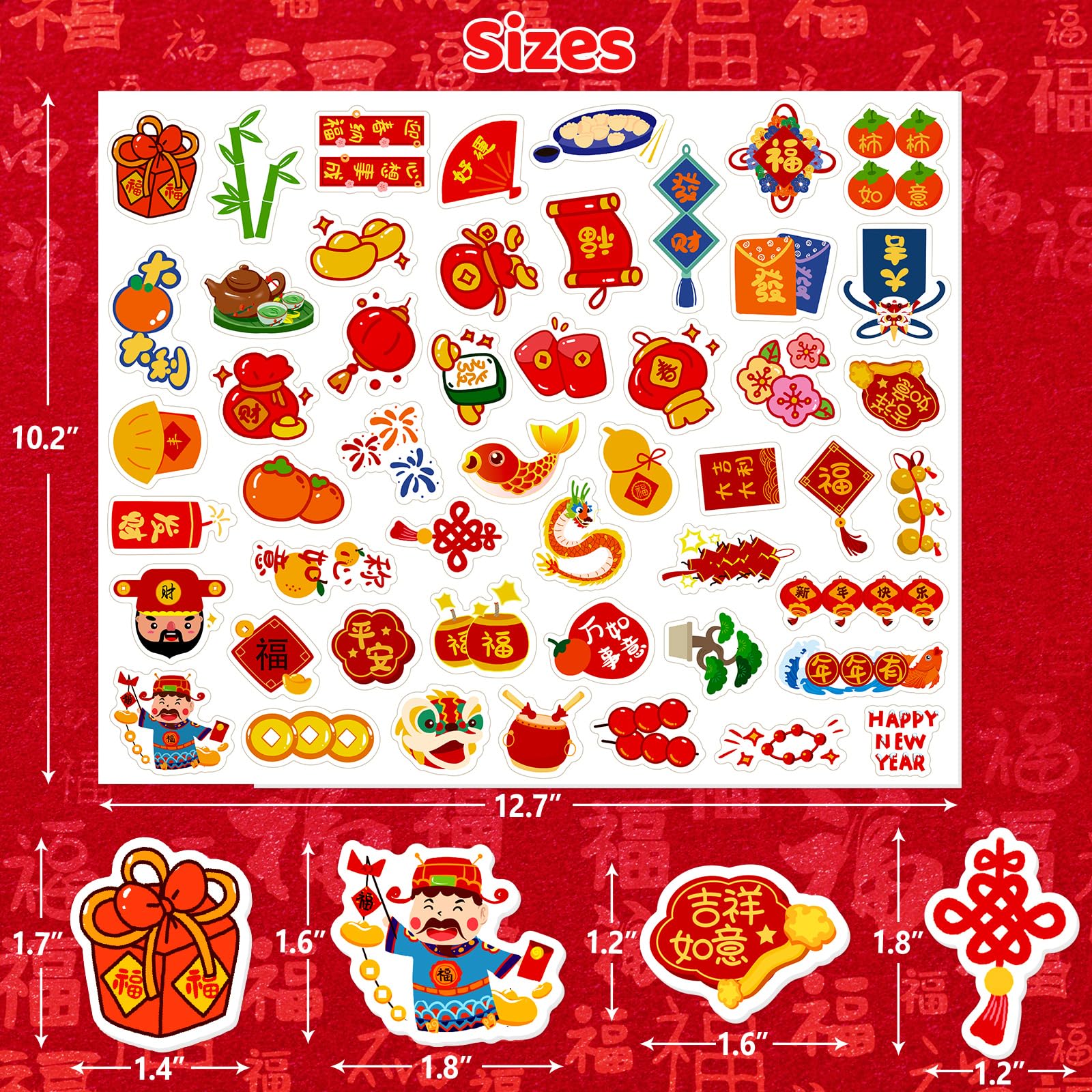 Fancy Land 50-pattern designs offer festive motifs for cards and scrapbooks