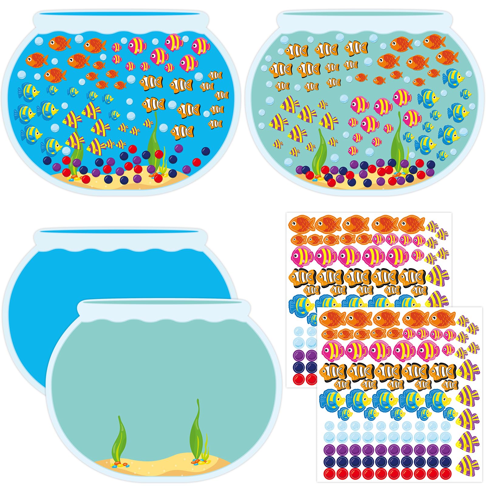 Fancy Land fish-tank-background blue for classroom displays and creative projects