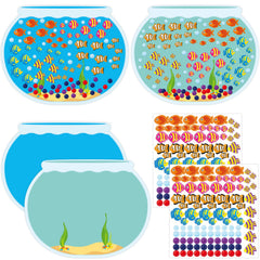 Fancy Land fish-tank-background blue for classroom displays and creative projects
