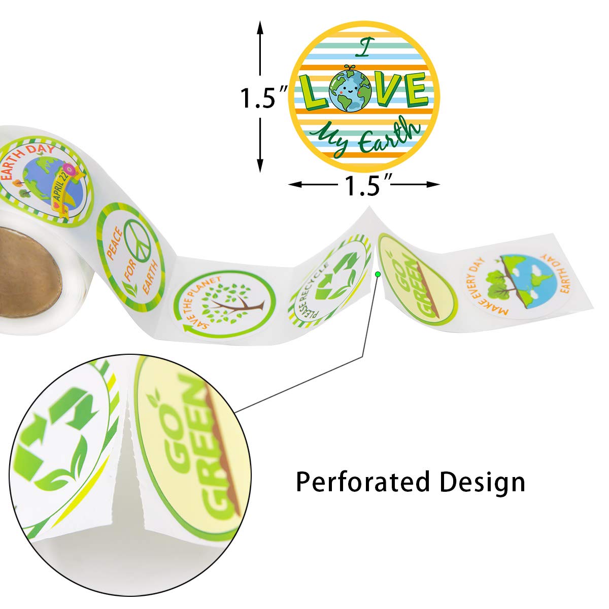 Fancy Land kids sticker designs close-up show cute eco visuals for rewards and activities.