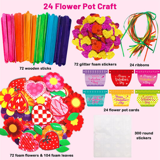 Fancy Land valentines day crafts flower pot cards designs add cute seasonal decor.