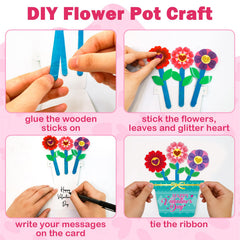 Fancy Land valentines foam stickers 176-piece set for colorful DIY projects.