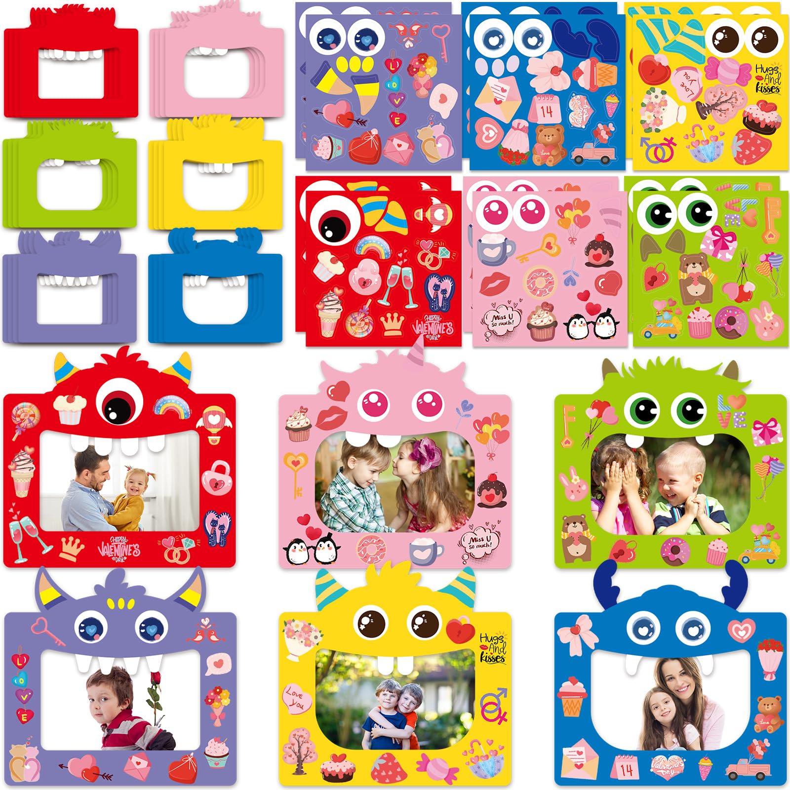 Fancy Land Valentines frame kit cover image for classroom crafts