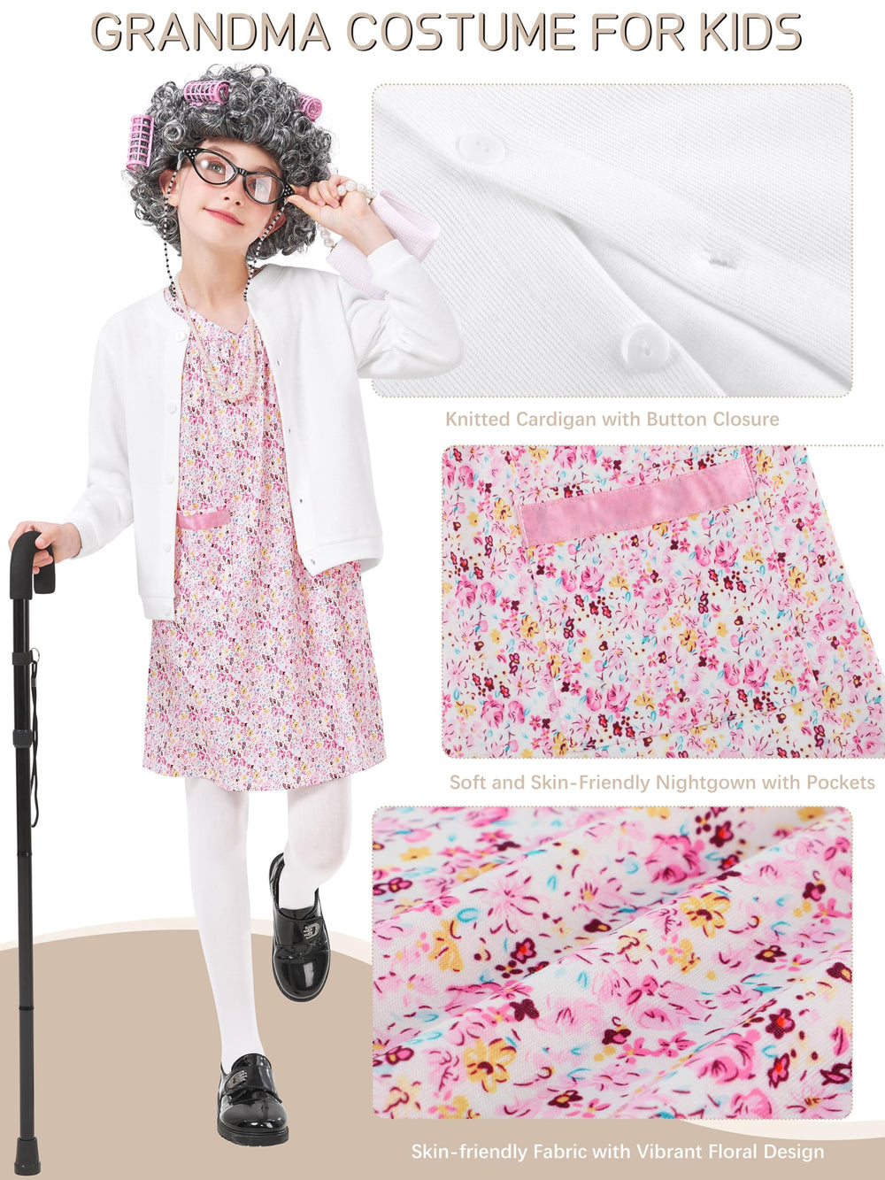 FancyFun 100 days of school costume worn by girls for celebrations