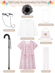 FancyFun faux pearl necklace and purse set adds authentic granny charm