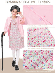 FancyFun nightgown costume for kids, lightweight fabric for comfy, imaginative play.