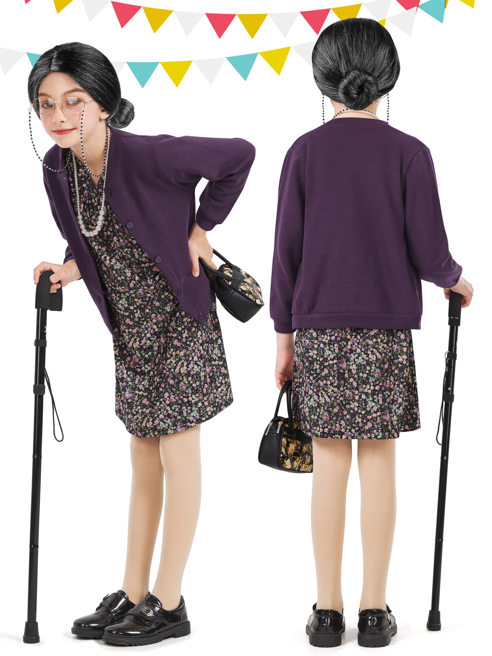 FancyFun purse and tights set for versatile dress-up
