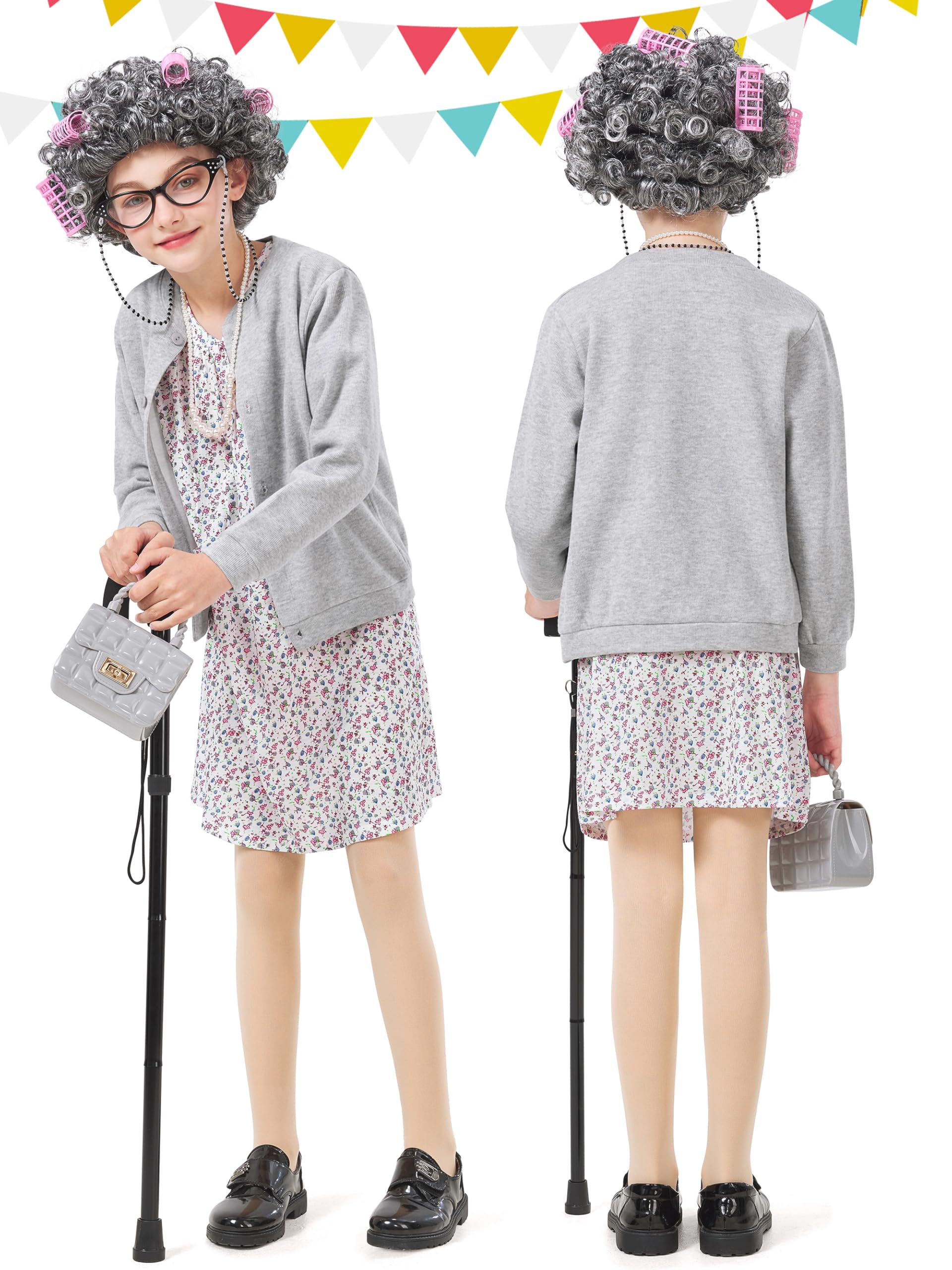 FancyFun purse for old lady costume, versatile prop for pretend shopping and role play.