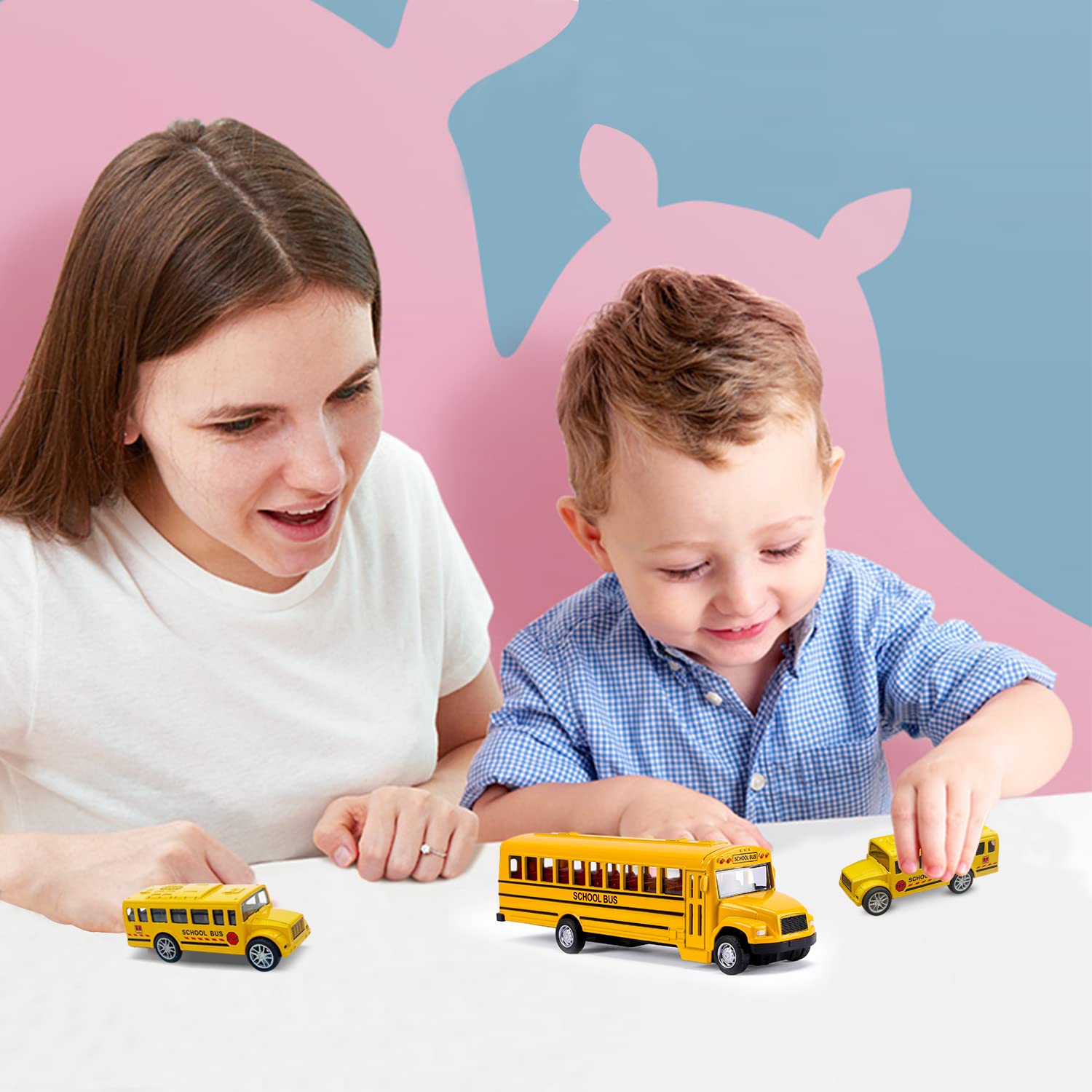 FANELEQU mini hand-held bus, portable fun on the go
