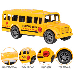 Bus in motion with pullback action from FANELEQU for dynamic play
