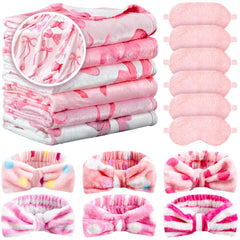 Fanfanwin pink bow blanket for cozy sleepovers and decor
