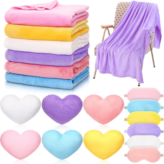 Fanfanwin sleepover blanket 59x39 inches adds warmth for comfy guest seating