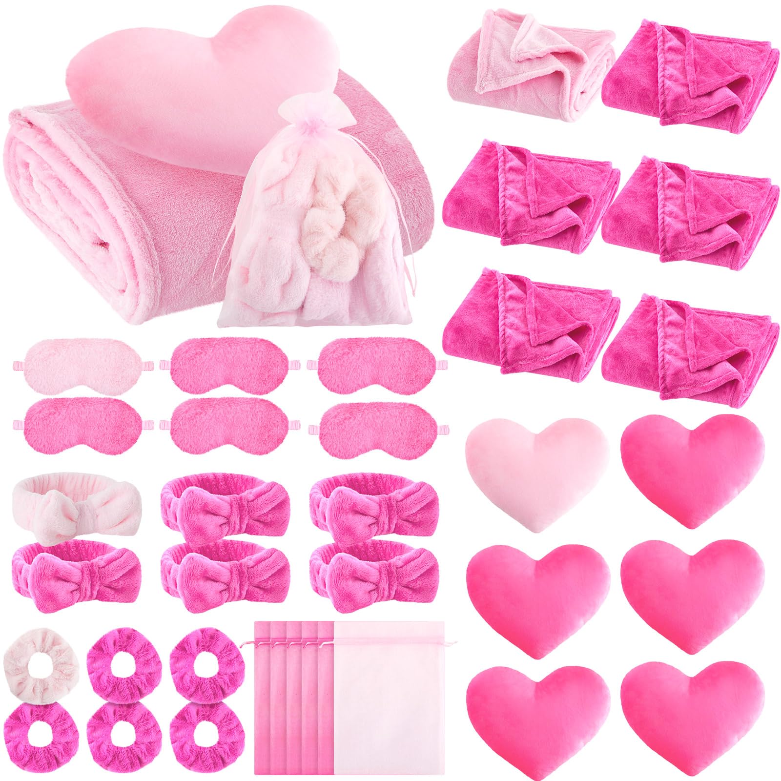 Fanfanwin pink sleepover blanket 40x60 for cozy evenings and stylish decor.