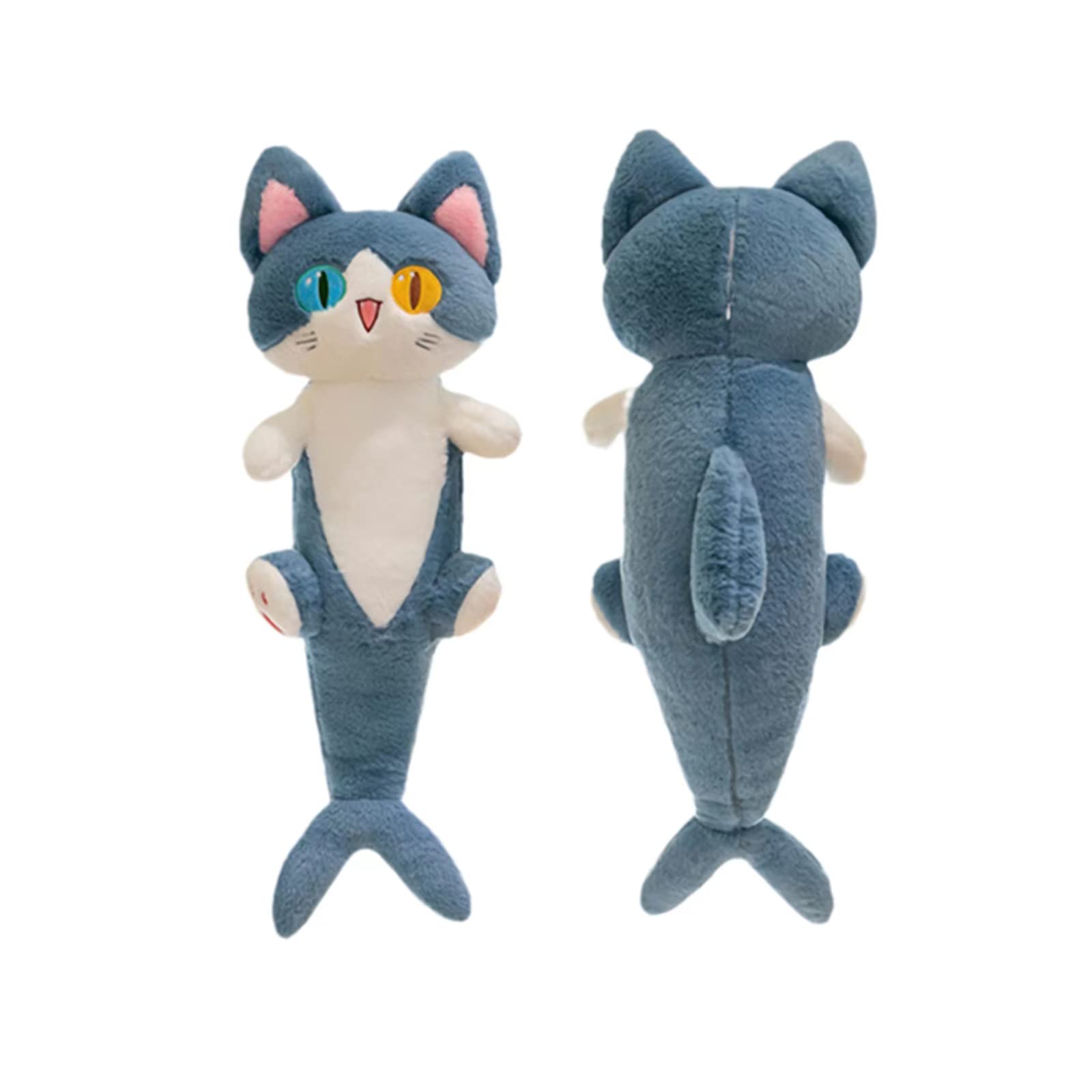 FANGYU plush shark cat pillow 50cm rests softly for cozy naps