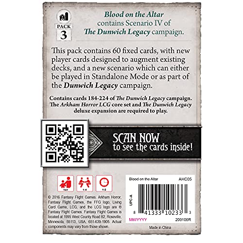 Blood on the Altar play-area spread shows new cards for cooperative investigation and planning.