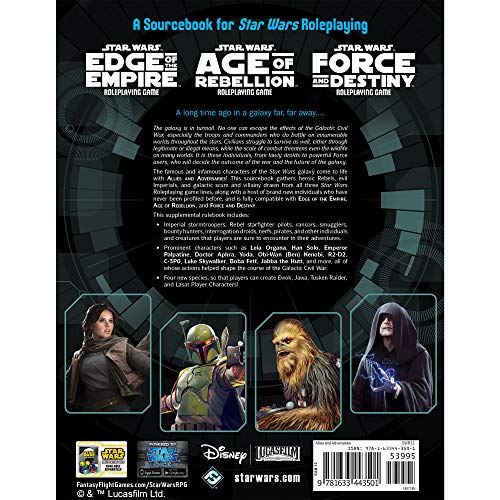 Fantasy Flight Games Rise of the Separatists page layout supports campaign planning and pacing.