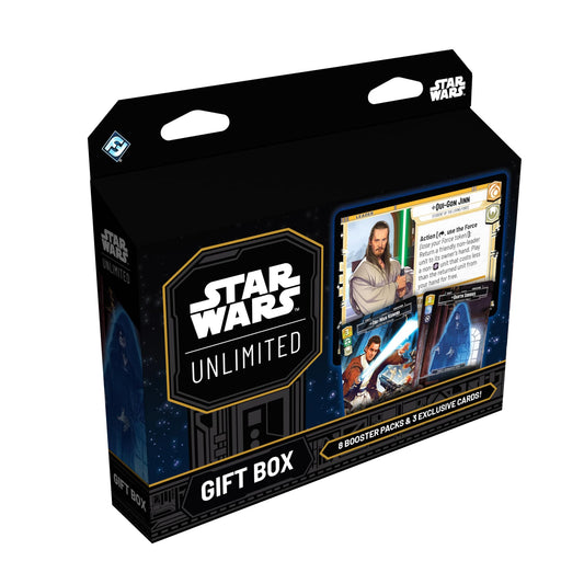 Fantasy Flight Games Star Wars Unlimited Gift Box booster packs expand your deck options