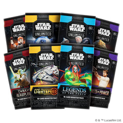 Fantasy Flight Games Star Wars Unlimited Gift Box four themed booster packs for varied play