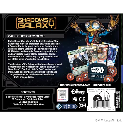 Exclusive Mandalorian promo leader card from Fantasy Flight Games
