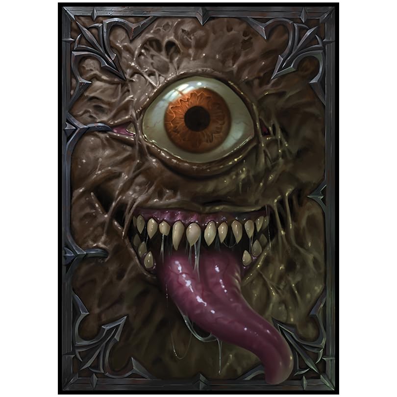 Fantasy North Book of Fiends sleeve art with crystal-clear front for full card fidelity.