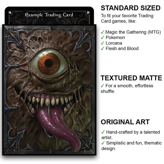 Fantasy North Book of Fiends artwork sleeve, textured matte finish supports smooth shuffling.