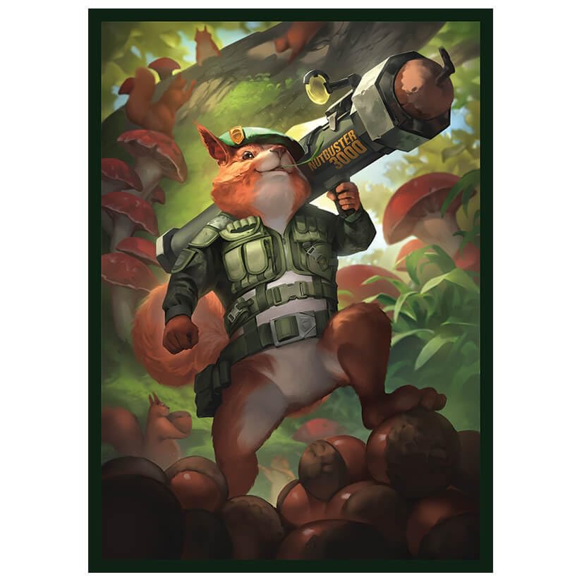 Fantasy North SGT. Winston Spriggsly sleeves feature artwork and protect cards with fidelity.
