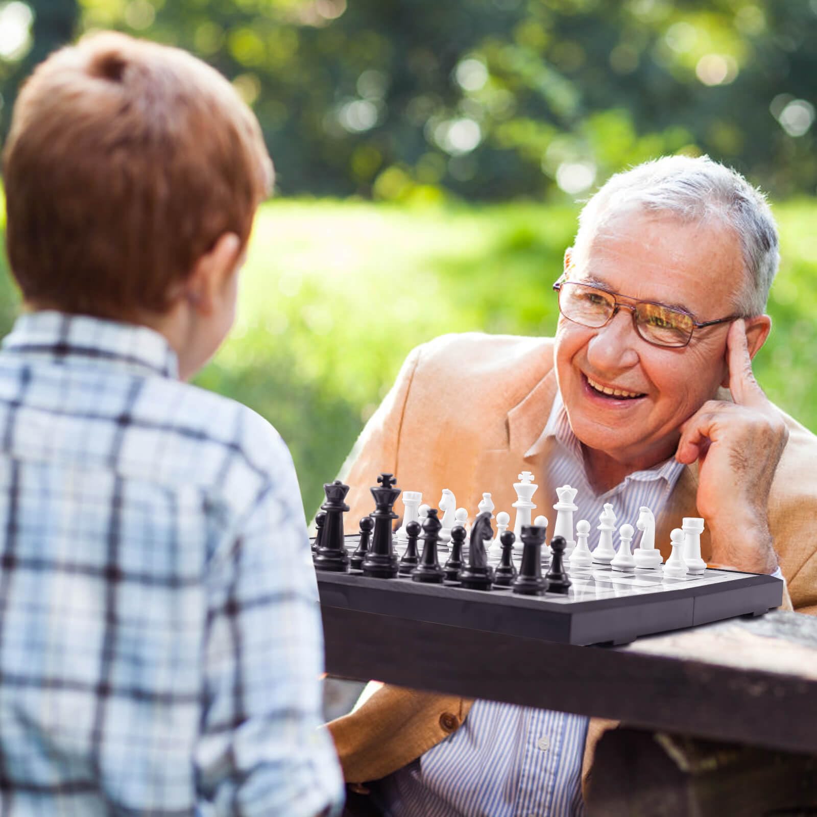 FanVince travel chess set supports family game nights and shared attention.