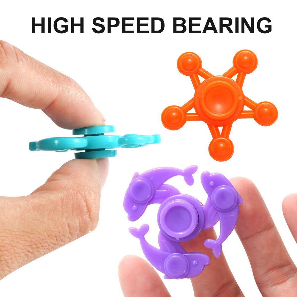Faqgyx colorful mini fidget spinners in variety for kids and adults