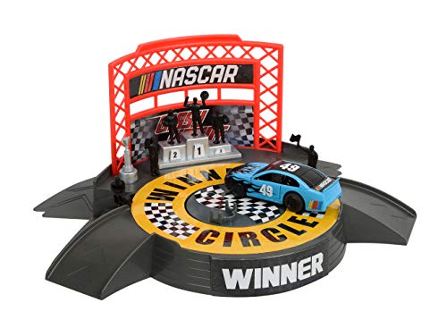 Far Out Toys NASCAR Crash Circuit hero cars in action for fast, crash-friendly play.