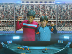 Six-foot track extension demonstrates extended racing and straightaways.