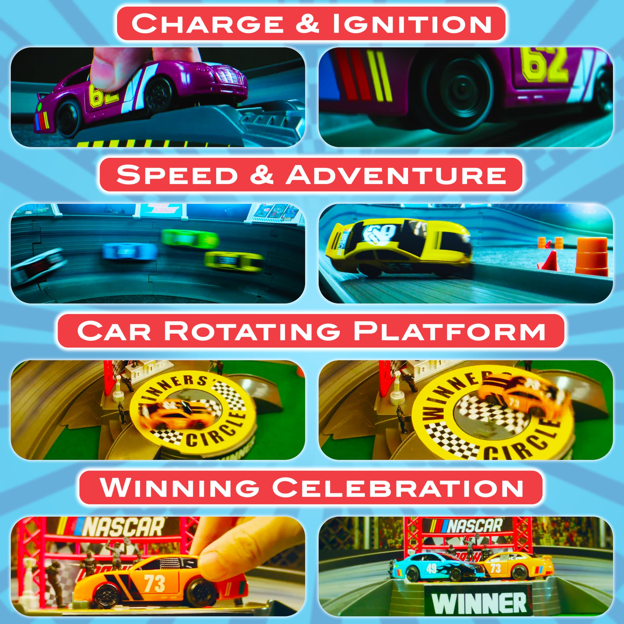Two electric vehicles delivering fast, kid-friendly racing experiences.