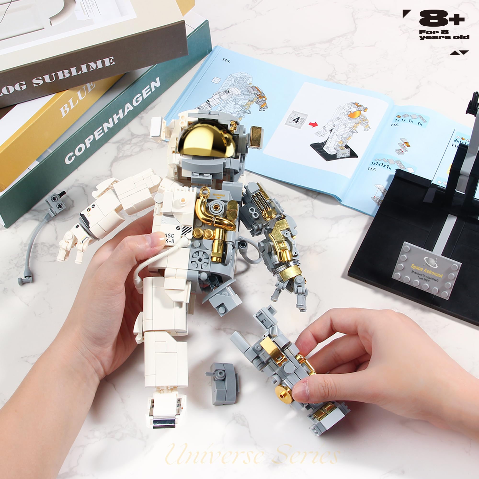 FarBlocked display-ready space explorer as a stylish desk centerpiece.