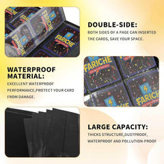 FARICHE 20-pocket interior with top-loading pockets and sleeves