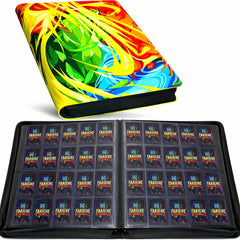 FARICHE 20-pocket card binder cover with premium waterproof protection for cards