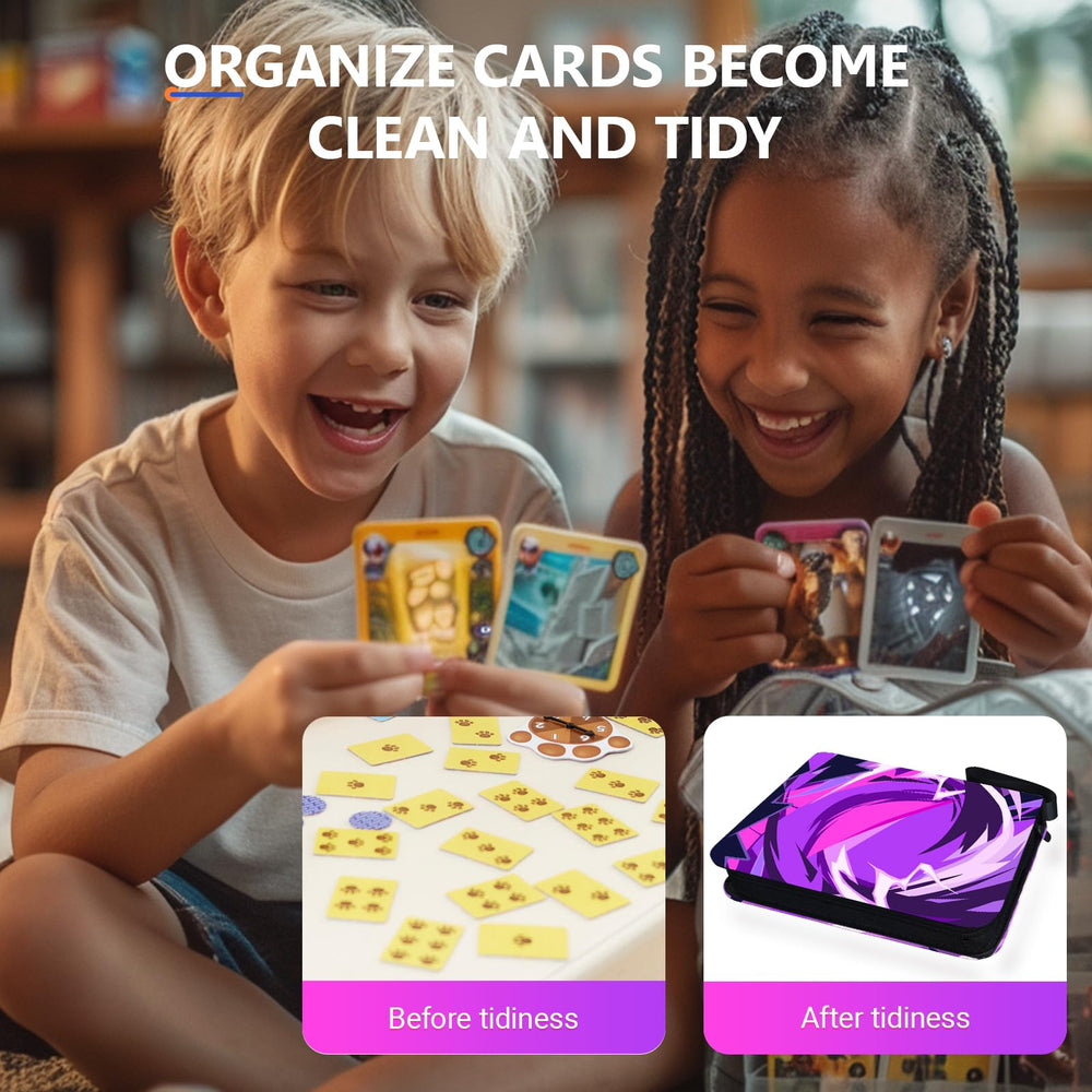 FARICHE clear polyethylene sleeves protect cards while keeping visibility.