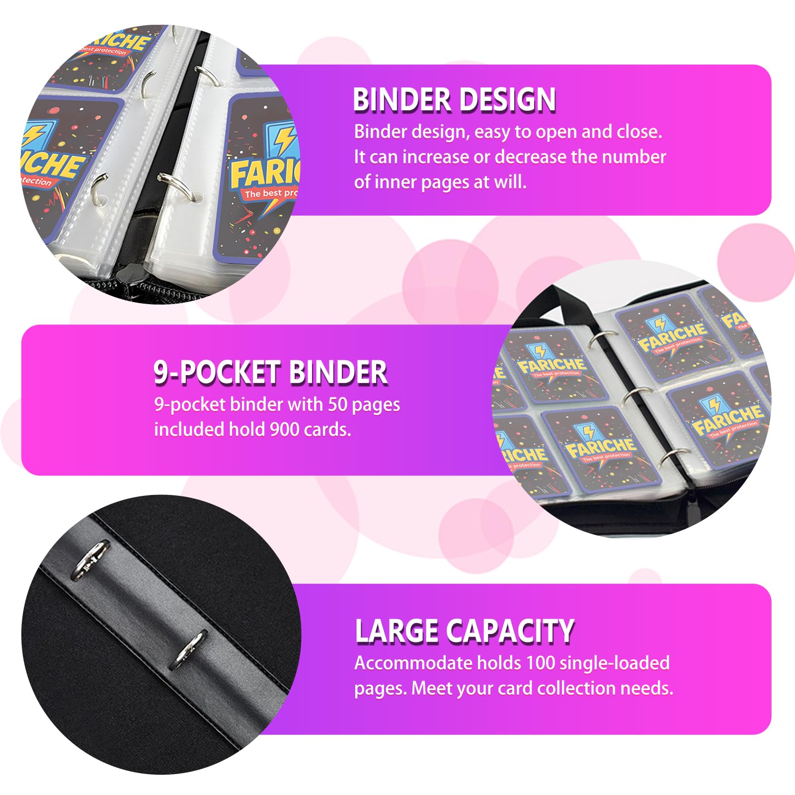 FARICHE waterproof EVA leather cover protects cards on the go.