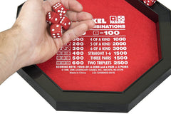 Farkel instruction card for quick rules and smooth setup