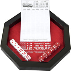 Farkel scorepad with 40 pages to track rounds and scores