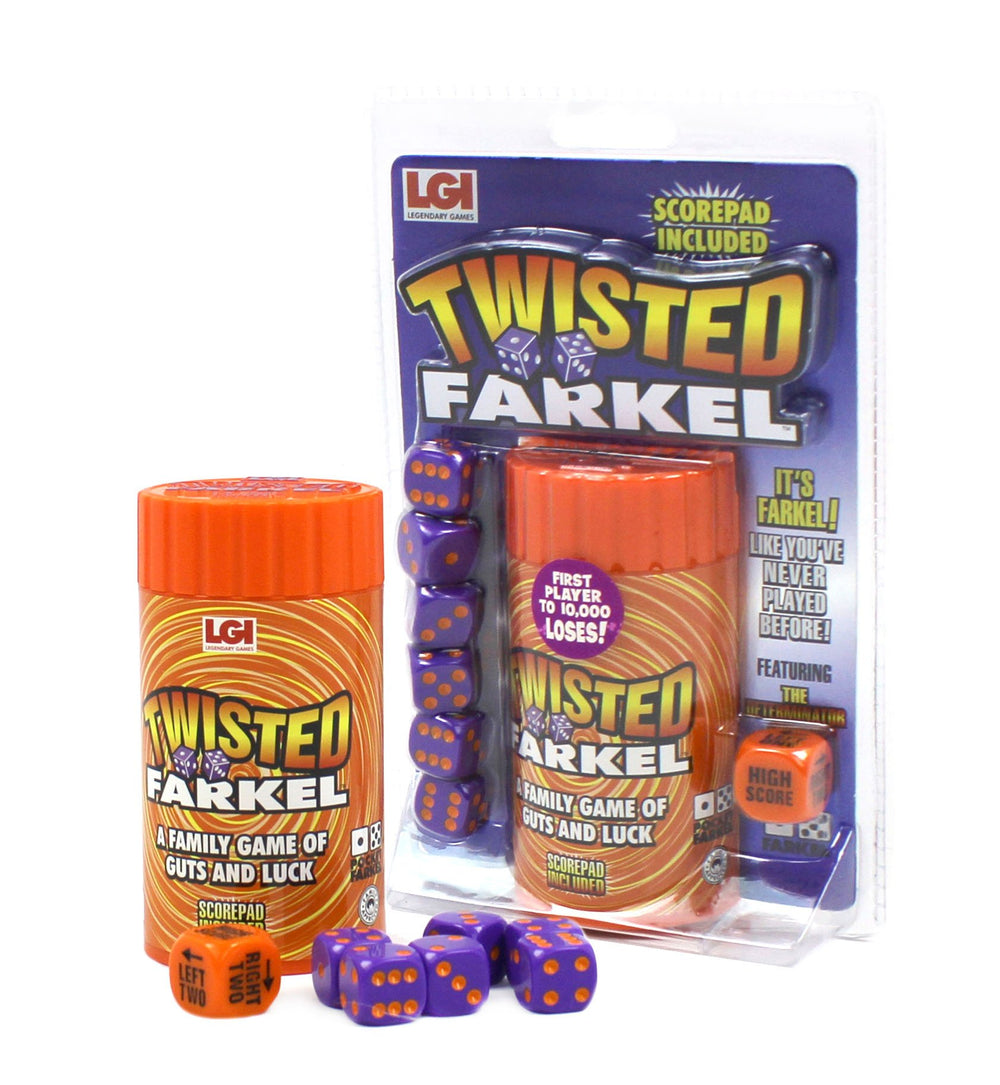 Farkel Twisted Dice Determinator Die for dynamic rounds