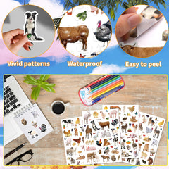 Farm Animals Stickers sheep design ideal for scrapbooks and crafts