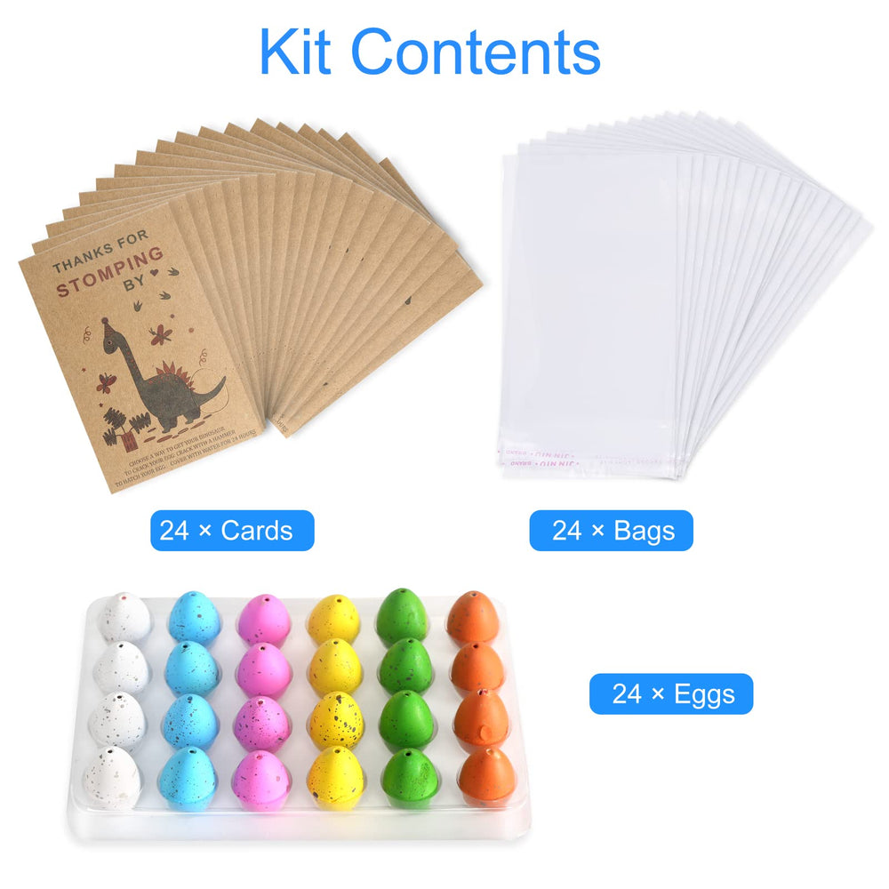 FASBET dinosaur hatching cards with 24 eggs for a fun incubating activity