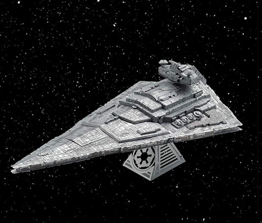 Fascinations Metal Earth Destroyer Imperial Star Wars metal sheets ready for precise cutting and folding.