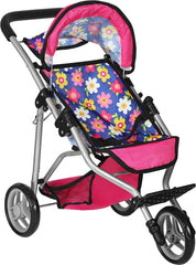 Fash N Kolor baby doll stroller hood adjustable canopy provides shade during pretend play